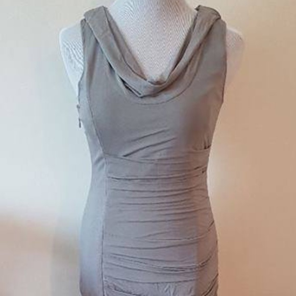 NWOT BCBG Max Azria Dove Grey Dress - Size 6 - Picture 3 of 16